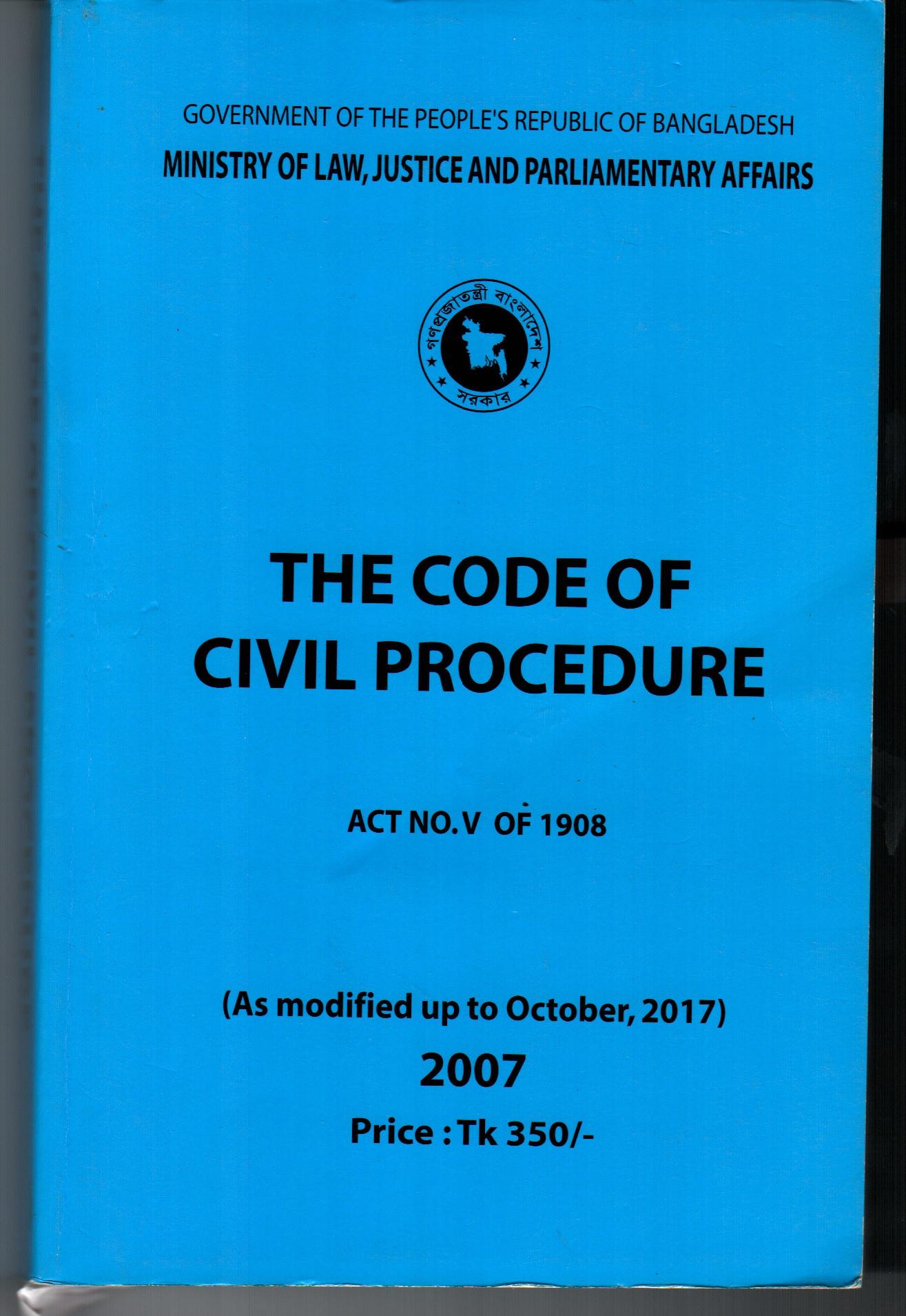The Code of Civil Proceedure