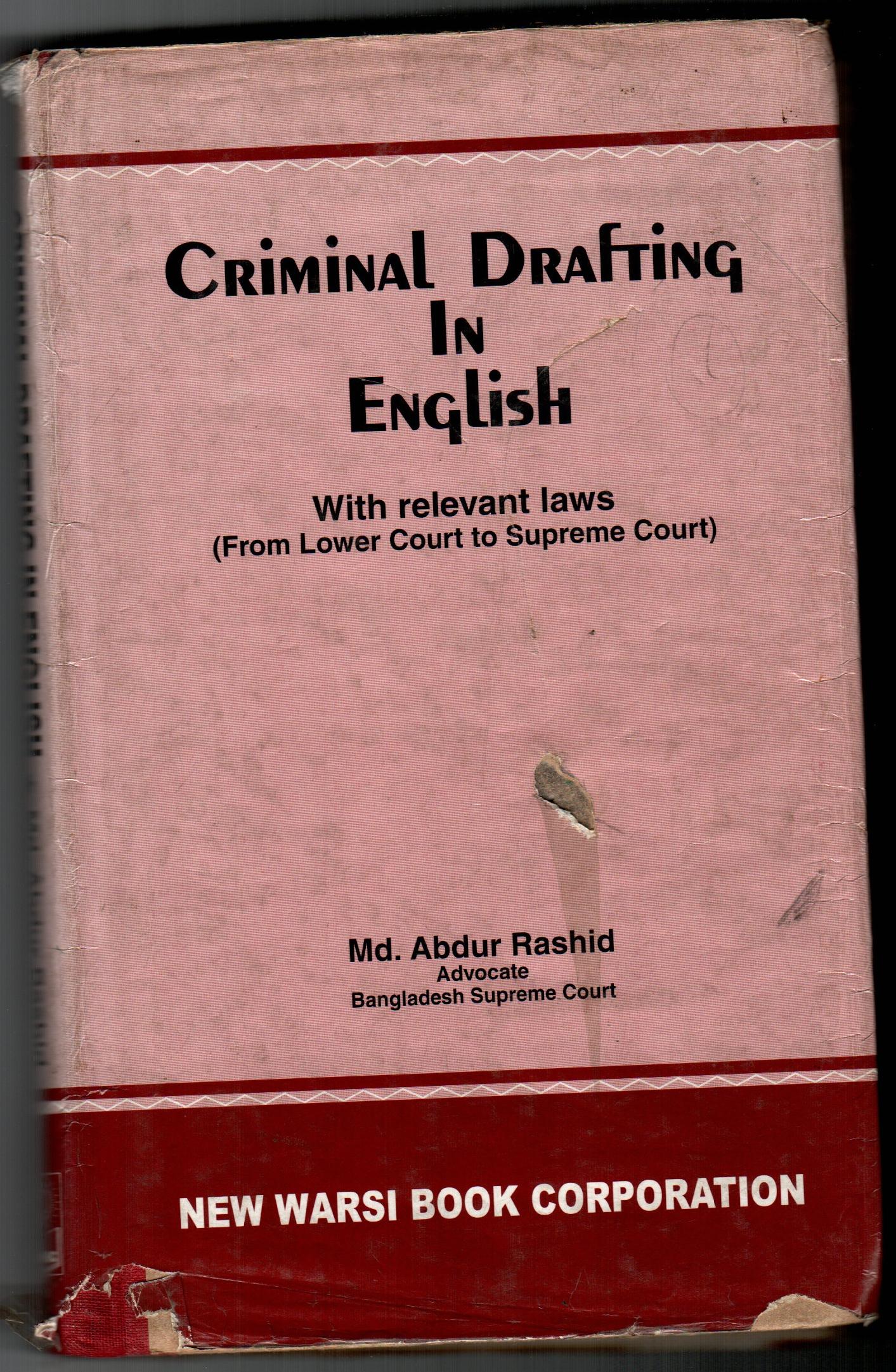 Criminal Drafting in English